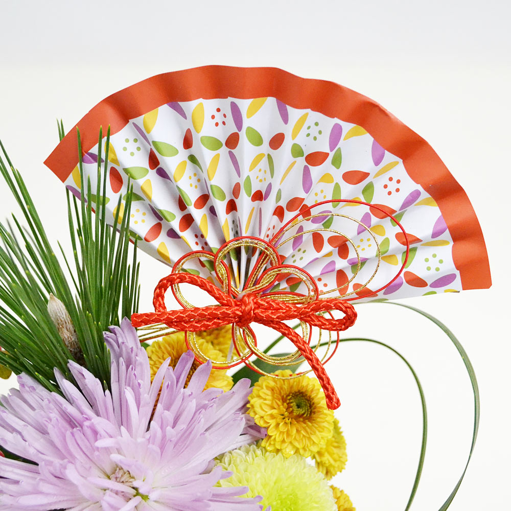 お正月アレンジ 初春 (はつはる) 正月飾り 生花 迎春アレンジメント